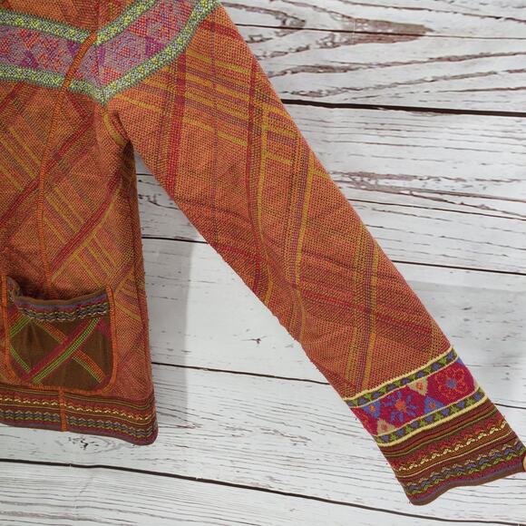 Coldwater Creek Women's Multicolor Metallic Wool Blend Jacket Size Small - Picture 5 of 13